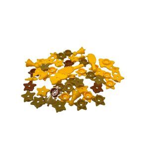 LEGO Friend Minifigure Accessories Friends 50 Pc Lot Hair Decor Star Yellow Gold